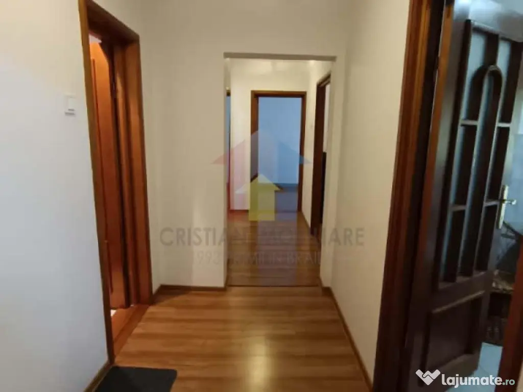 LIBER 3 camere, parter cu balcon 14 m, Semimobilat, Garii