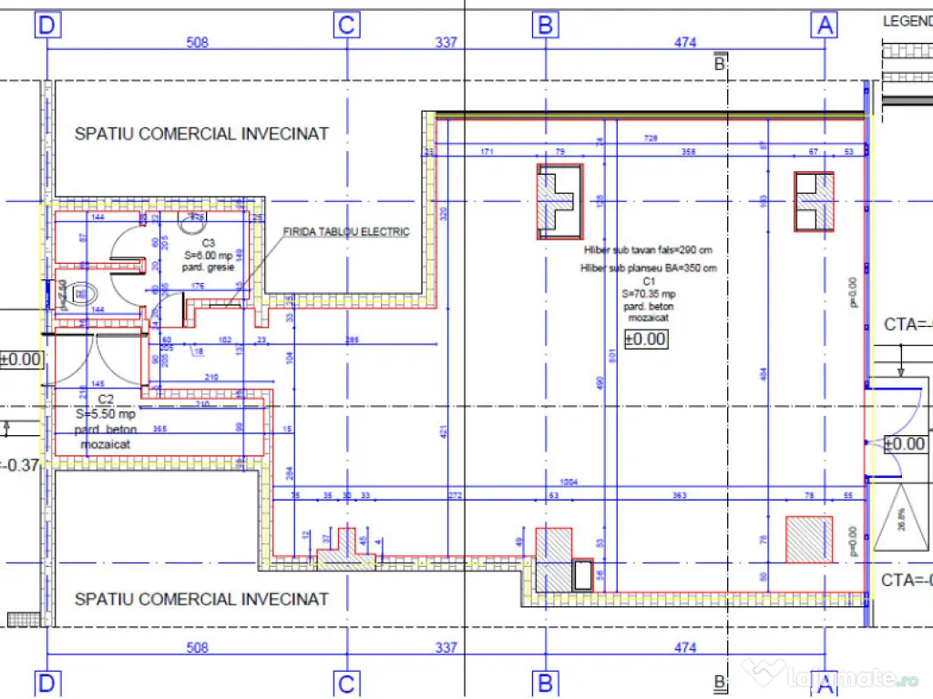 Spatiu comercial Pacurari. 82mp. Comision 0 