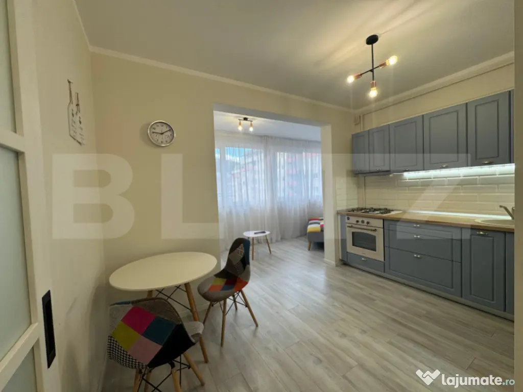 Apartament cu 2 camere, 52 mp, etajul 4, zona BMW