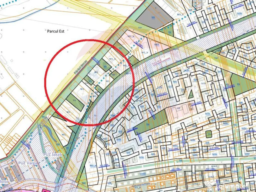 Teren de vanzare in PUZ Sopor! Zona M1 ! H max 35m ! 