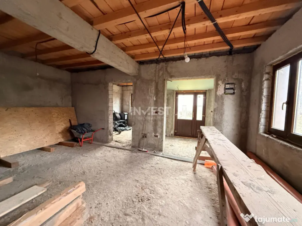Casa de vanzare, 3 camere, 2 bai, 379mp teren. zona Visani, 