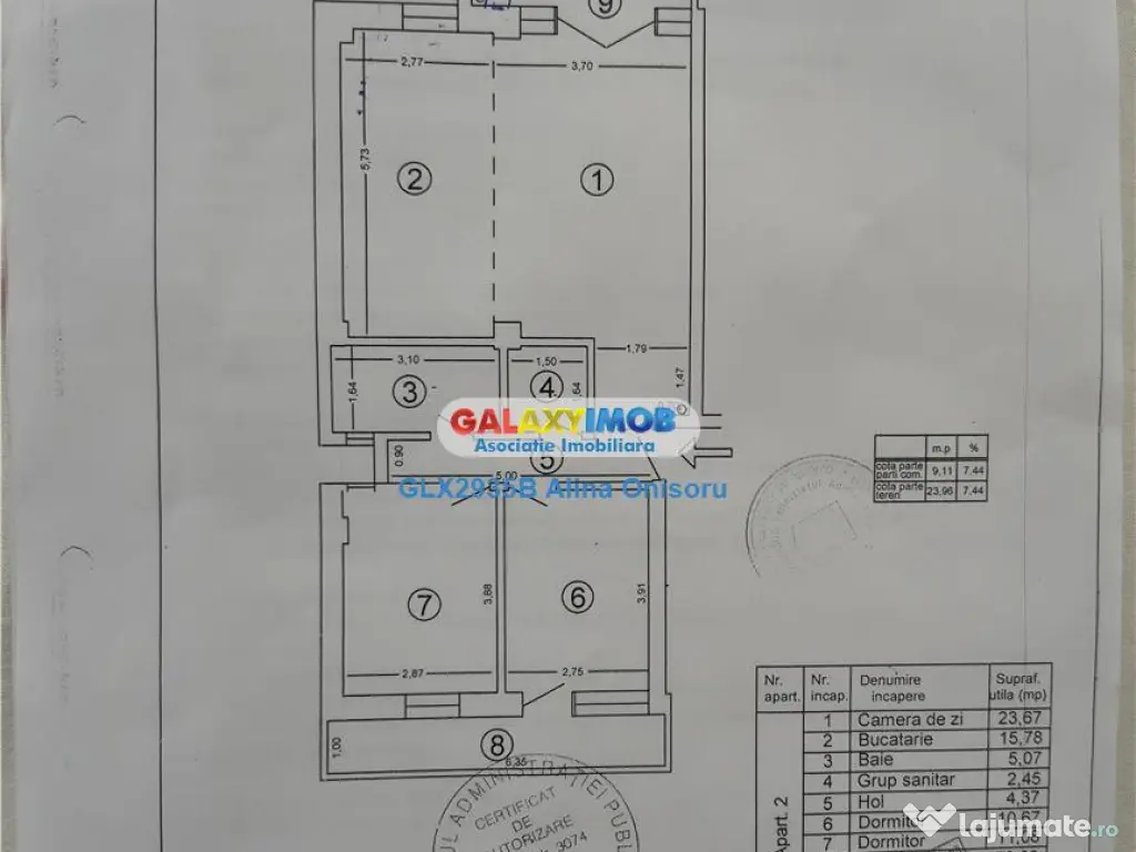 Apartament 3 camere JW Marriott ,13 Septembrie