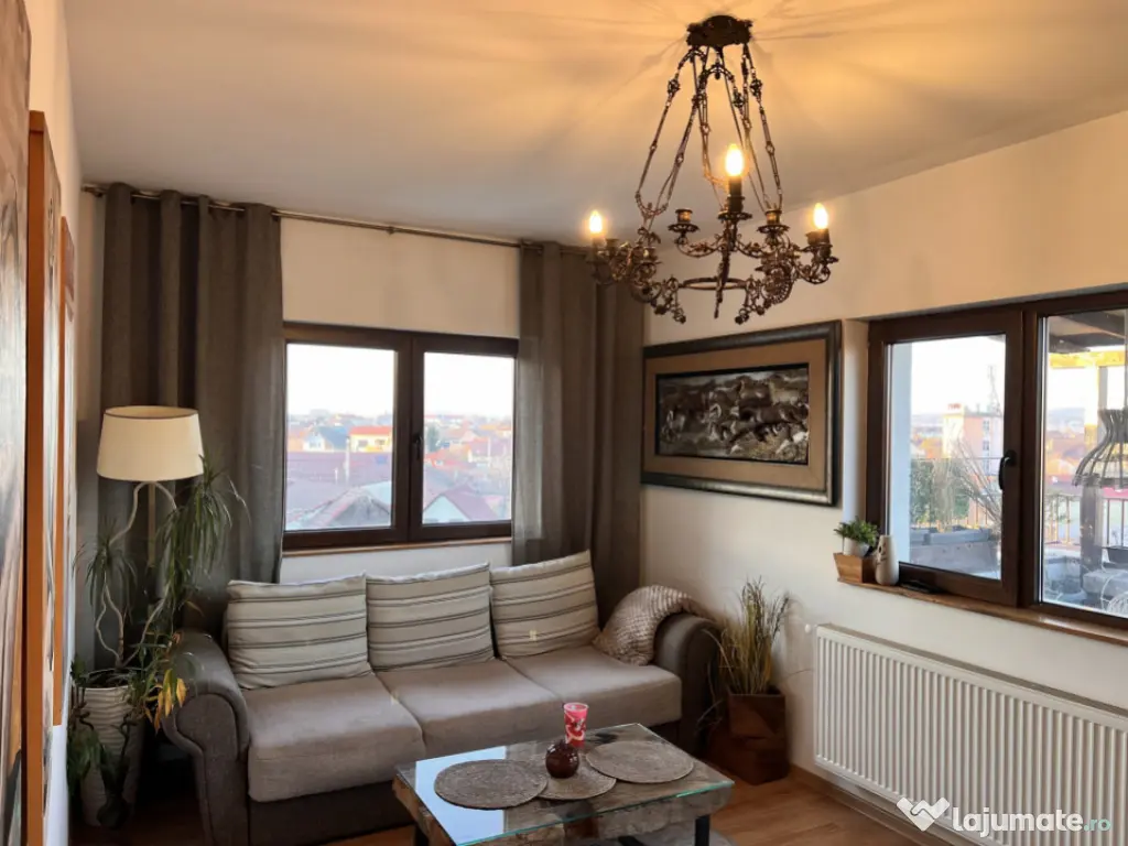 Penthouse 3 camere podul garii-spital terasa 40 mp