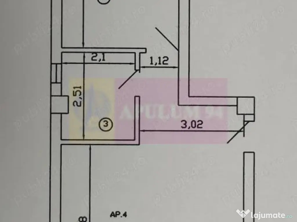 Vanzare apartament 2 camere Fundeni- Dobroesti 
