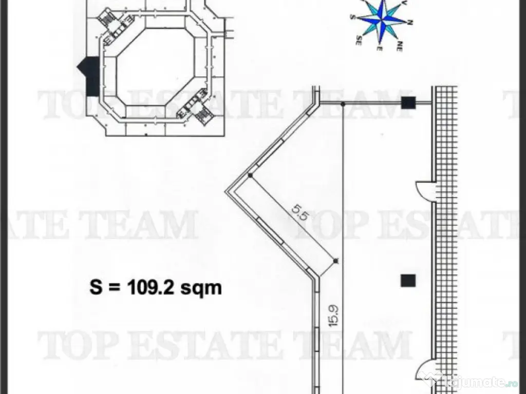 Spatiu de Birouri de 101 mp in Zona Piata Presei Libere - Wo 