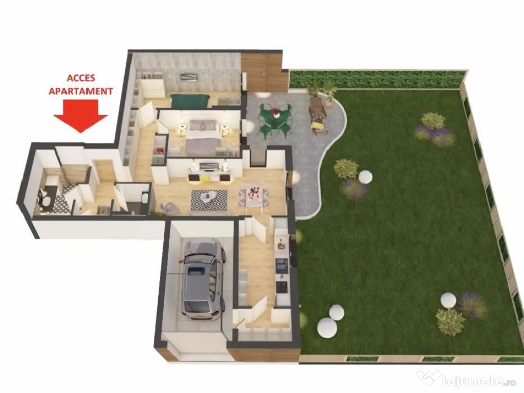 PROPRIETATE REZERVATA Apartament ARED spectaculos cu grad... 