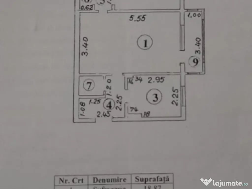 - Apartament 2 camere confort 1, Calea Galati. Suprafata 52m
