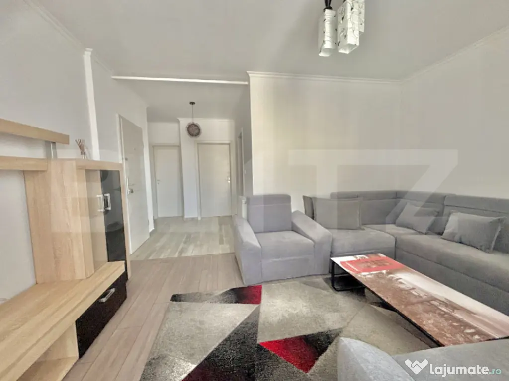 Apartament 2 camere, 52 mp utili – mobilat complet, zona C