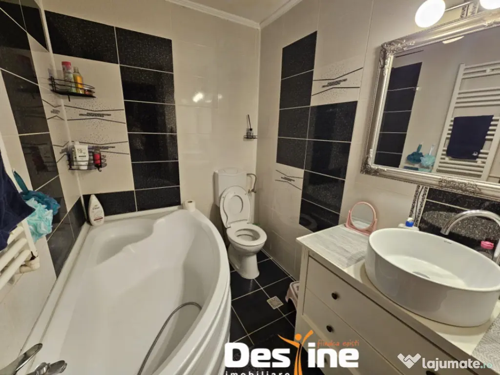 Tomesti Apartament 2 camere mobilat si utilat 50 mp loc de p 