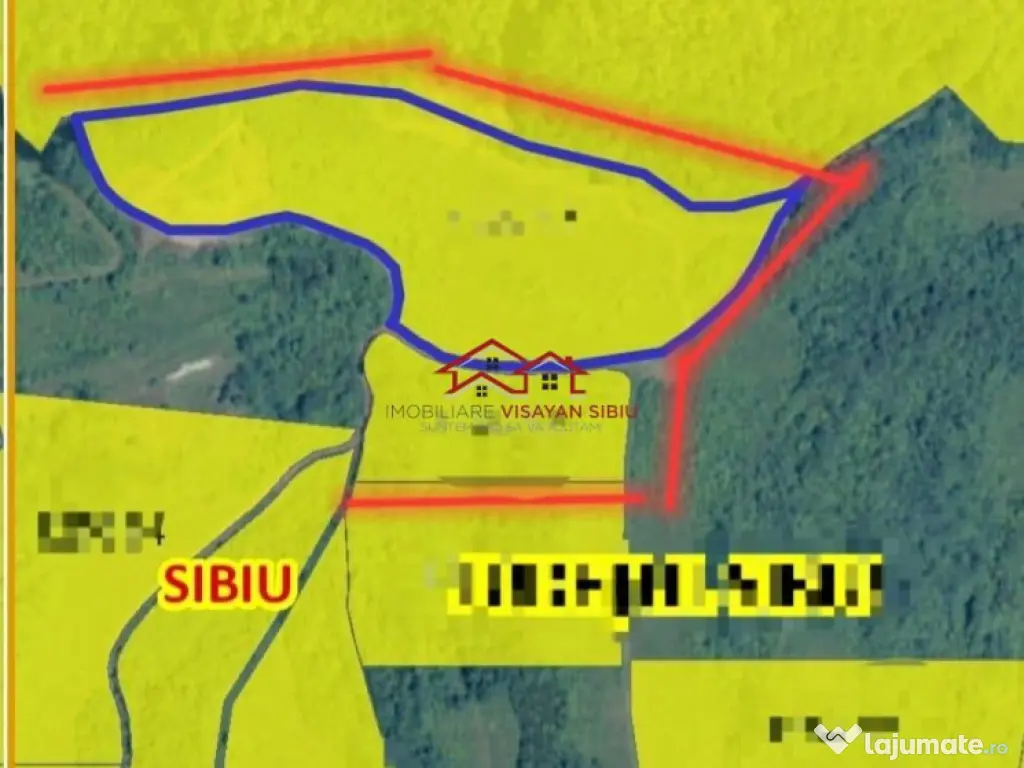 Oportunitate teren zona agrement sau parc eolian,Sibiu 