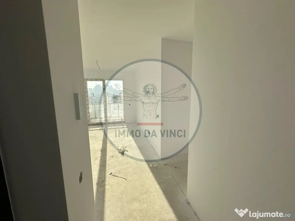 Apartament cu 3 camere, elegant și luminos – 62 mp + 1...