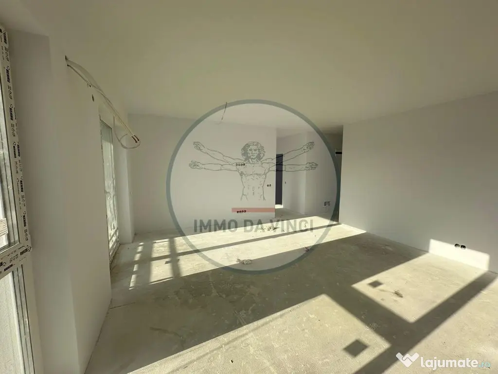 Apartament cu 3 camere, elegant și luminos – 62 mp + 1...