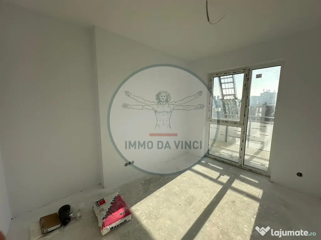 Apartament cu 3 camere, elegant și luminos – 62 mp + 1...