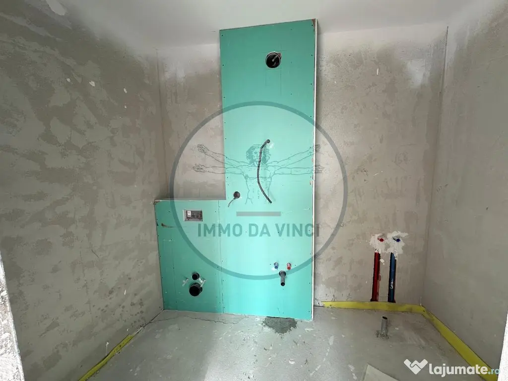 Apartament cu 3 camere, elegant și luminos – 62 mp + 1...