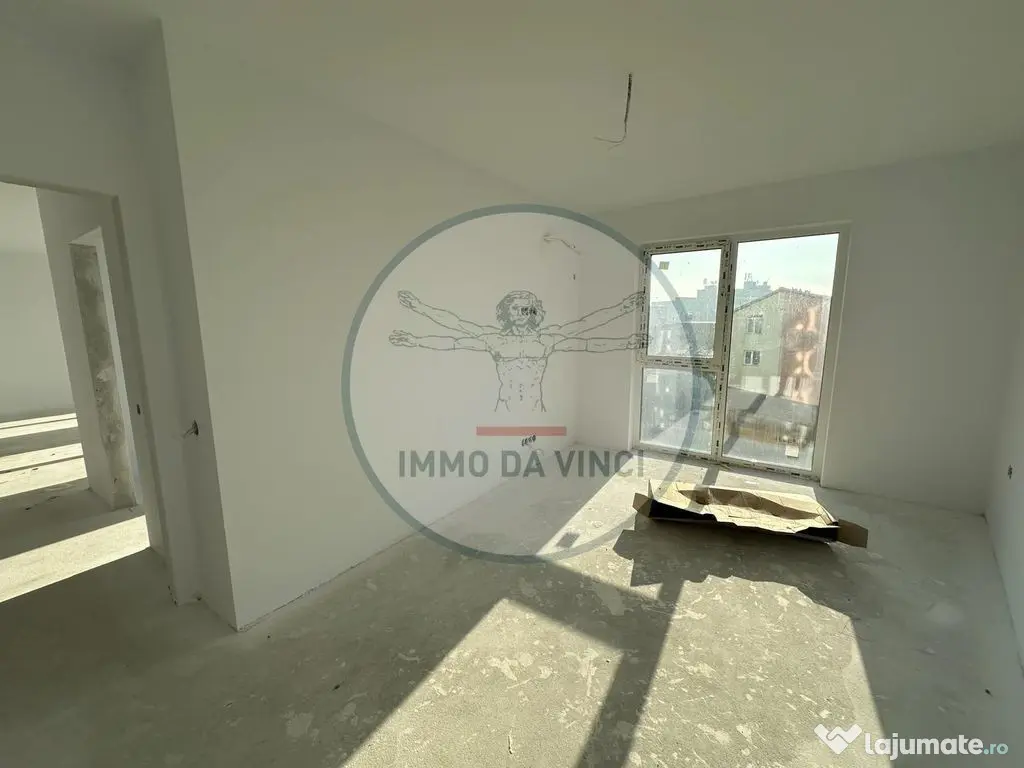 Apartament cu 3 camere, elegant și luminos – 62 mp + 1...