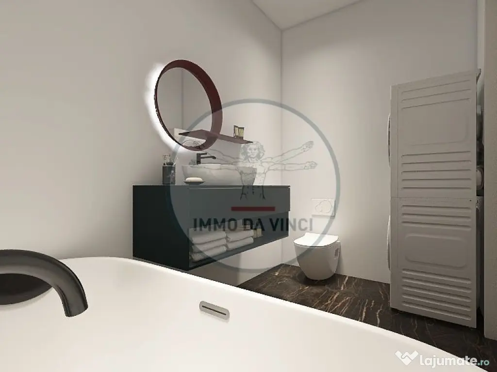 Apartament de vanzare 2 camere 57mp 2550 EUR-MP