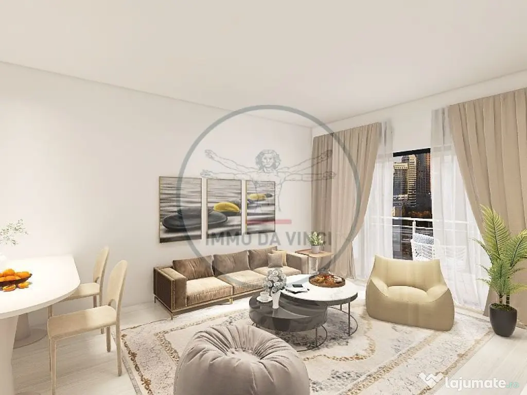 Apartament de vanzare 2 camere 57mp 2550 EUR-MP