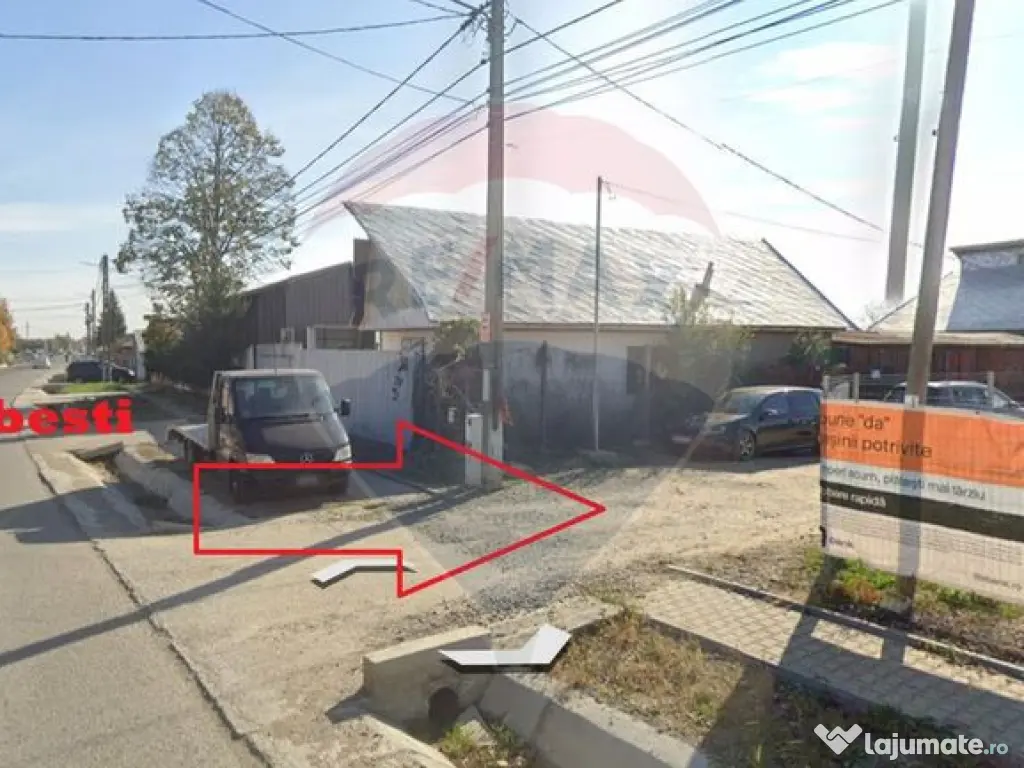 Teren 500mp racordat la apa si curent electric in Campine...