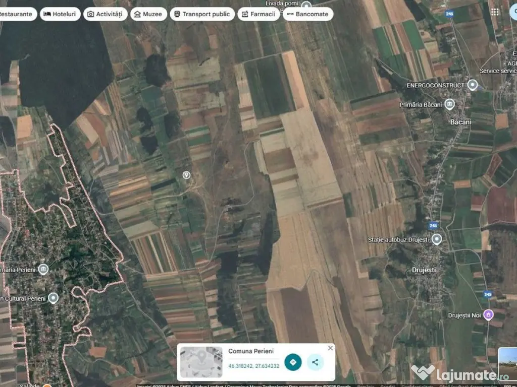 Teren extravilan Perieni, cota parte 6/16 , ID: R2822105 