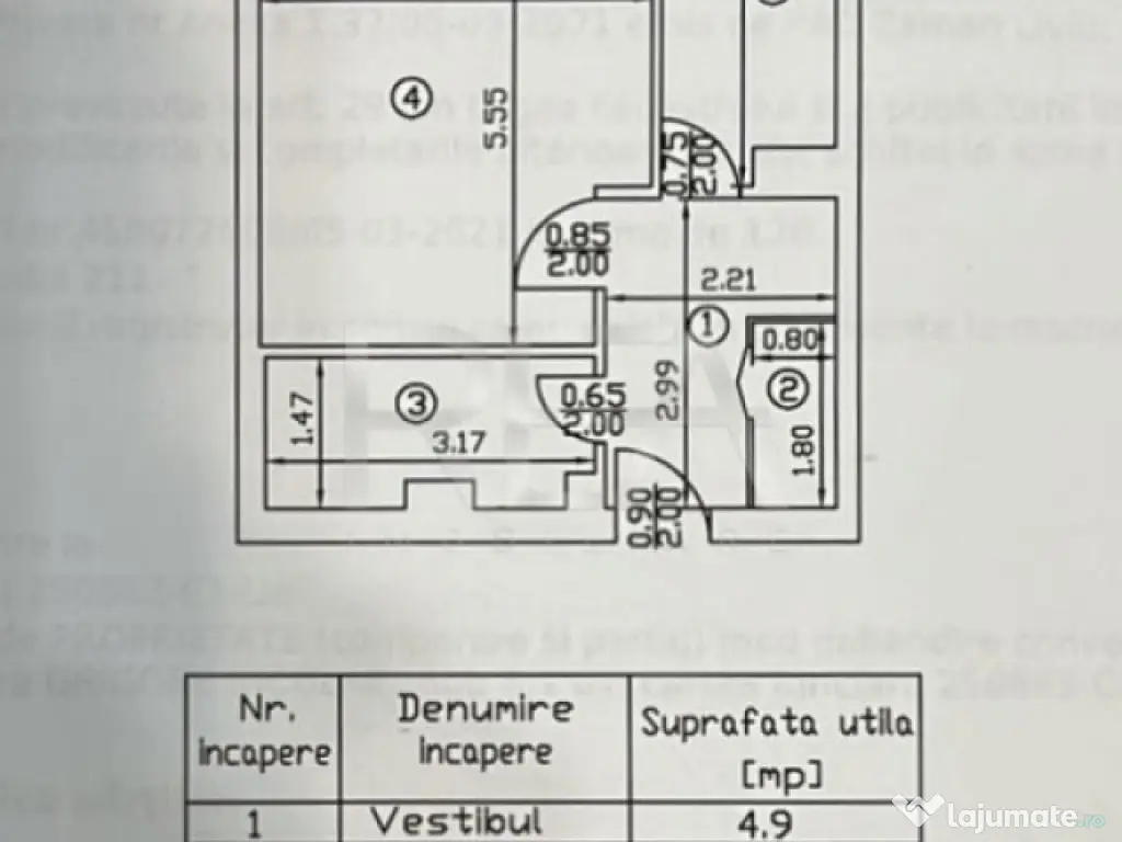 Garsoniera la intersectia Mihalache cu Averescu 