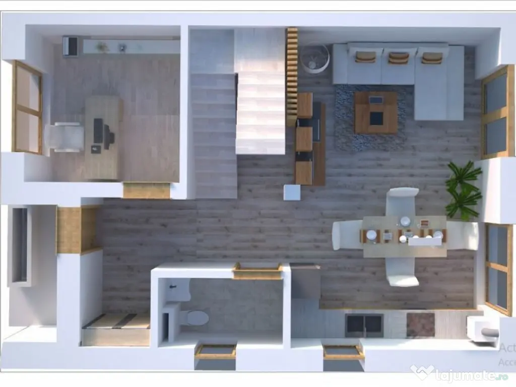 Vila duplex-5cam.-2parc.-curte lib.-125mp/centru Popesti ...