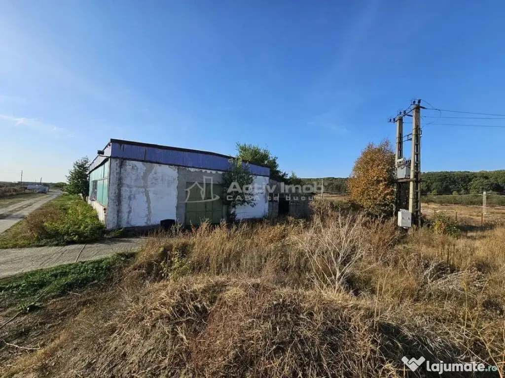 Hala industriala (1000 mp) si teren (4000 mp), Scornicesti, 