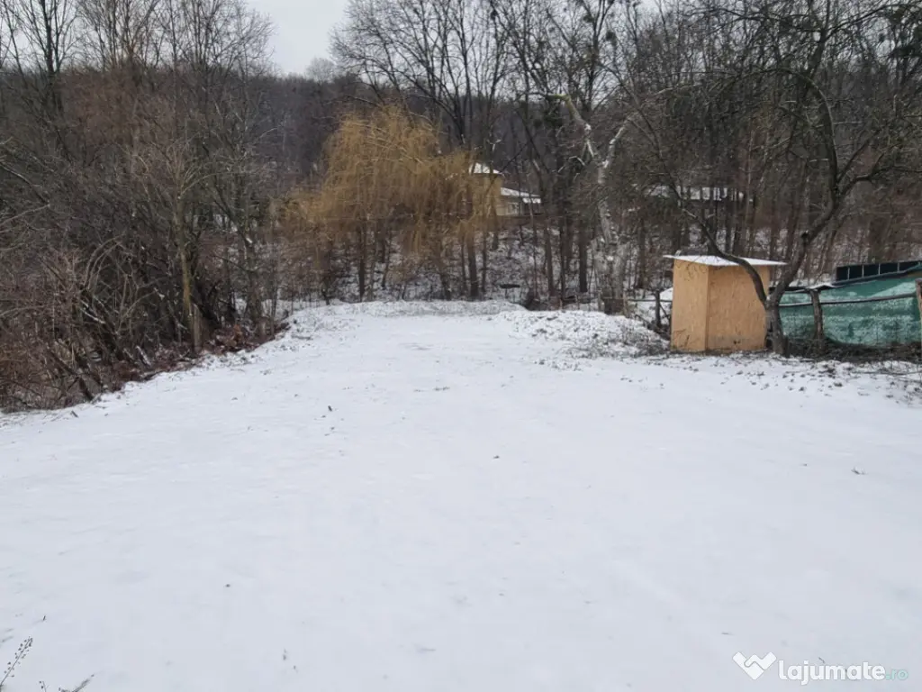 Hemeius- Teren cu deschidere la pădure și pârâu. Cu salc 