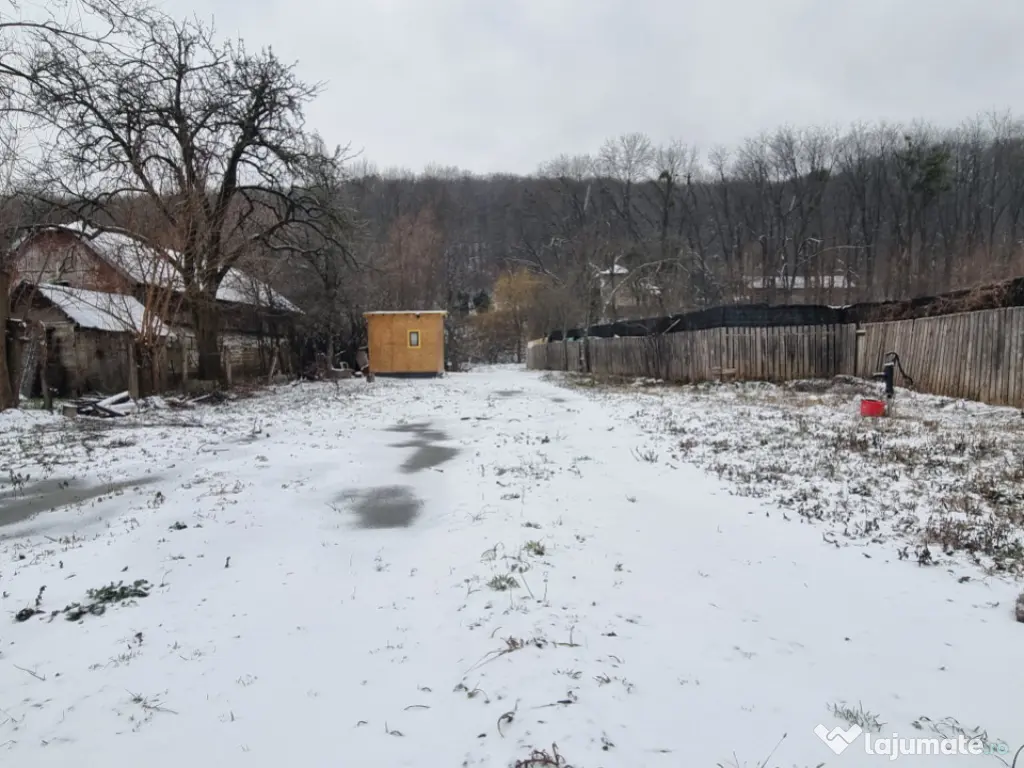 Hemeius- Teren cu deschidere la pădure și pârâu. Cu salc 