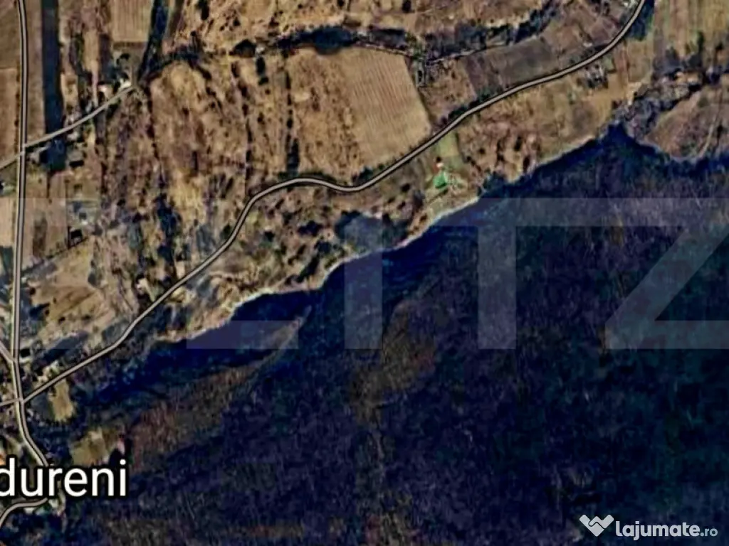 Teren intravilan 11600mp,drum asfaltat, situat in Padureni