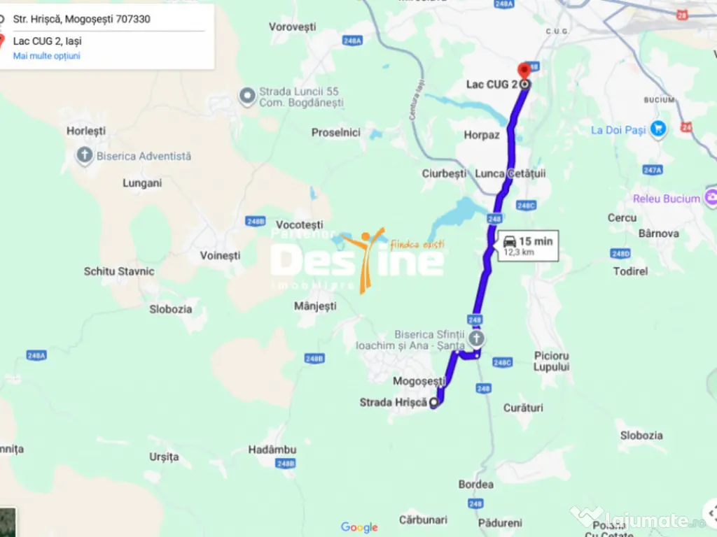 Teren intravilan 1925 mp cu certificat de urbanism si utilit 