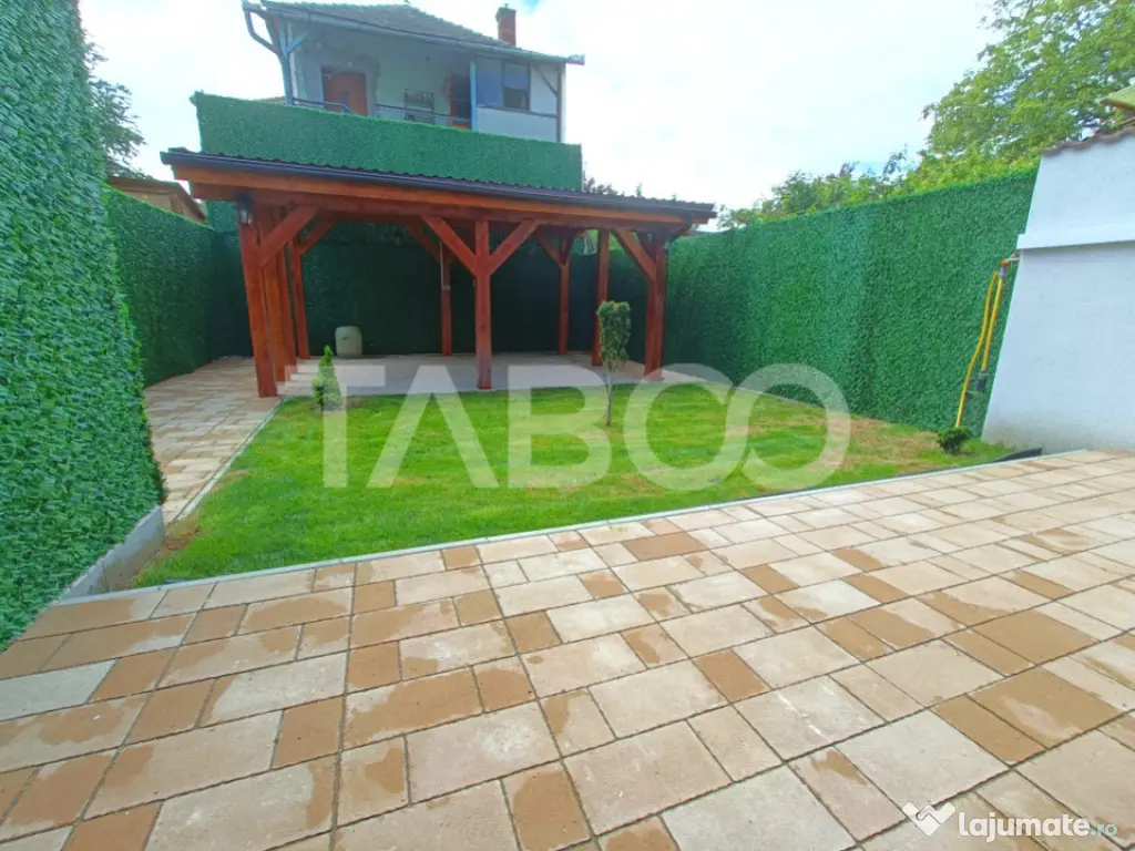 Apartament 2 camere - mobilat modern - curte proprie cu fili