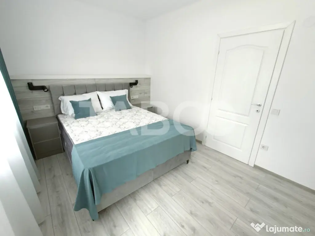 Apartament 2 camere - mobilat modern - curte proprie cu fili