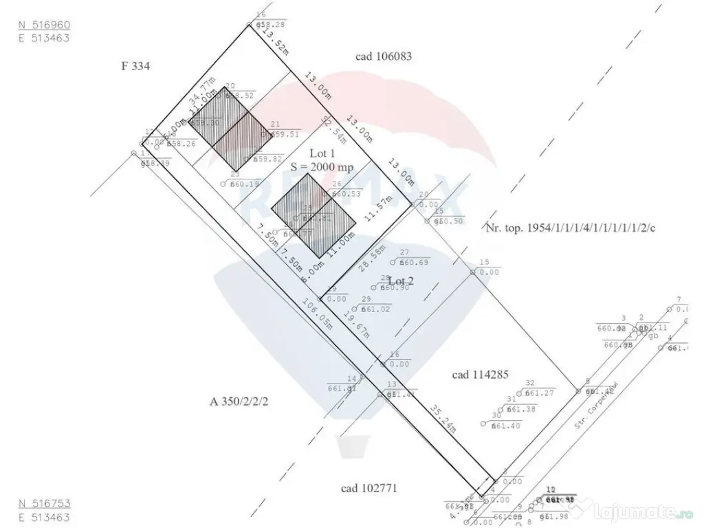 Teren de vânzare 2.160 mp cu 125 euro/ mp în Bunloc - O...