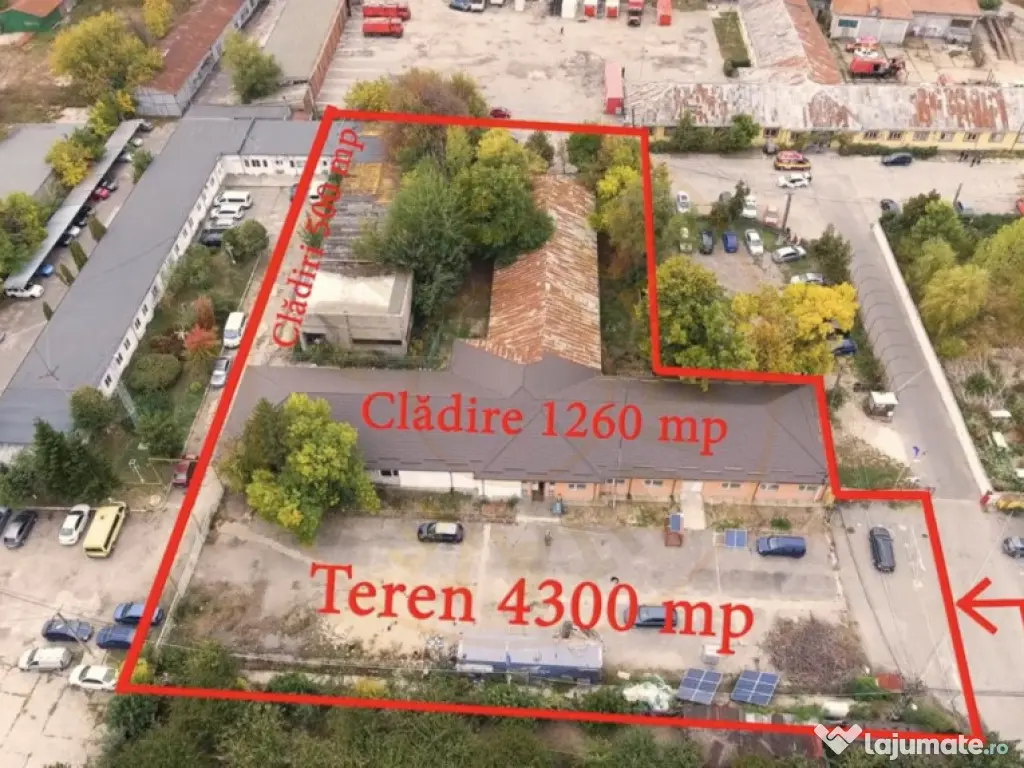 Proprietate industriala(teren + constructii)zona Vama Pitest 