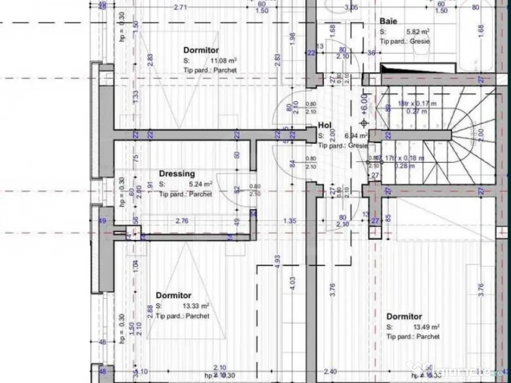 Duplex modern cu 4 camere și terasă, zonă verde – Tăuți 