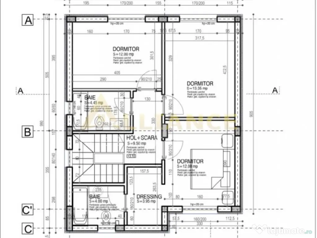 Casa Individuala - 5 camere 3 bai - Teren 300 MP 