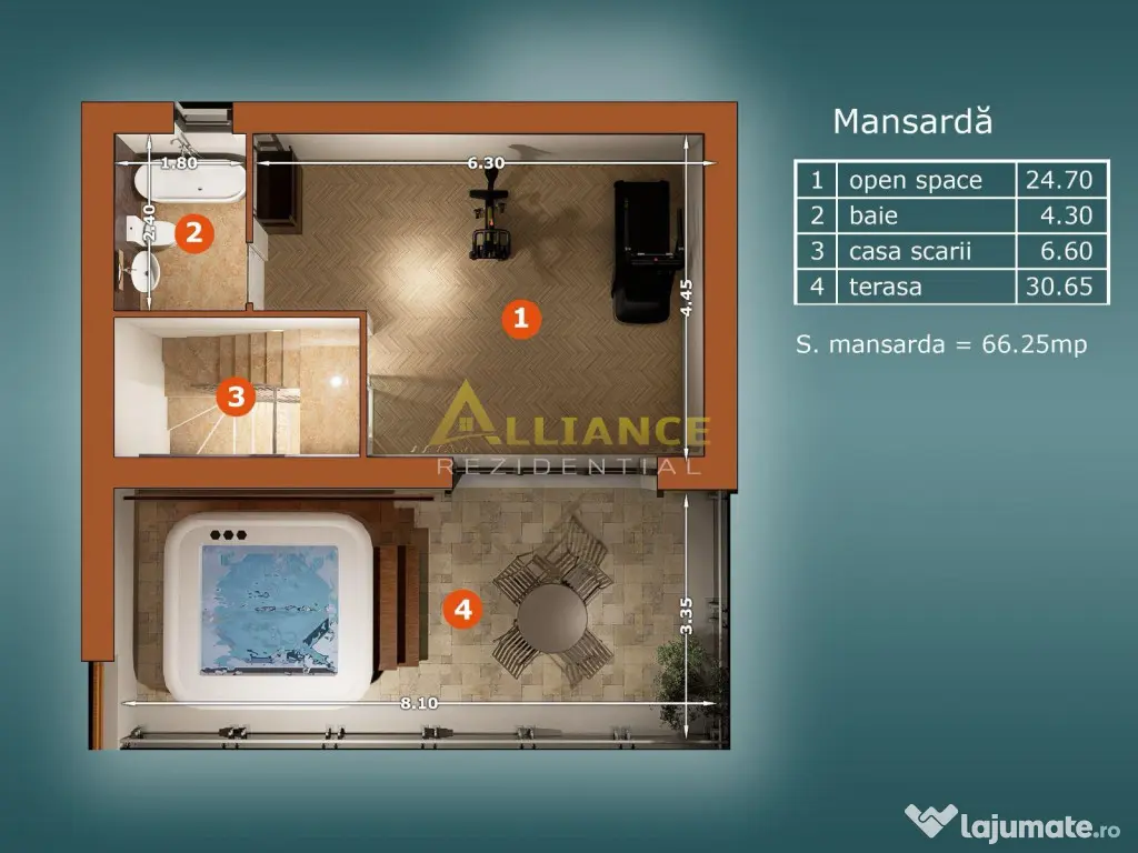 Vila 5 camere si 4 bai - Popesti Leordeni 