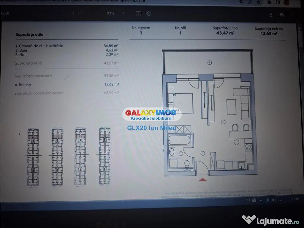 Apartamente tip studio zona Pipera proiect nou! 