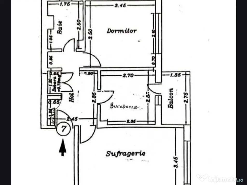 Apartament 2 camere decomadat zona Anda 