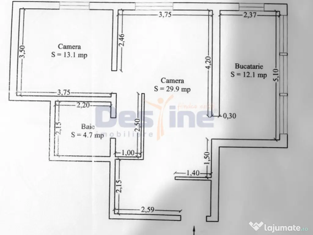 Apartament 2 camere, decomandat, la un pret excelent! 