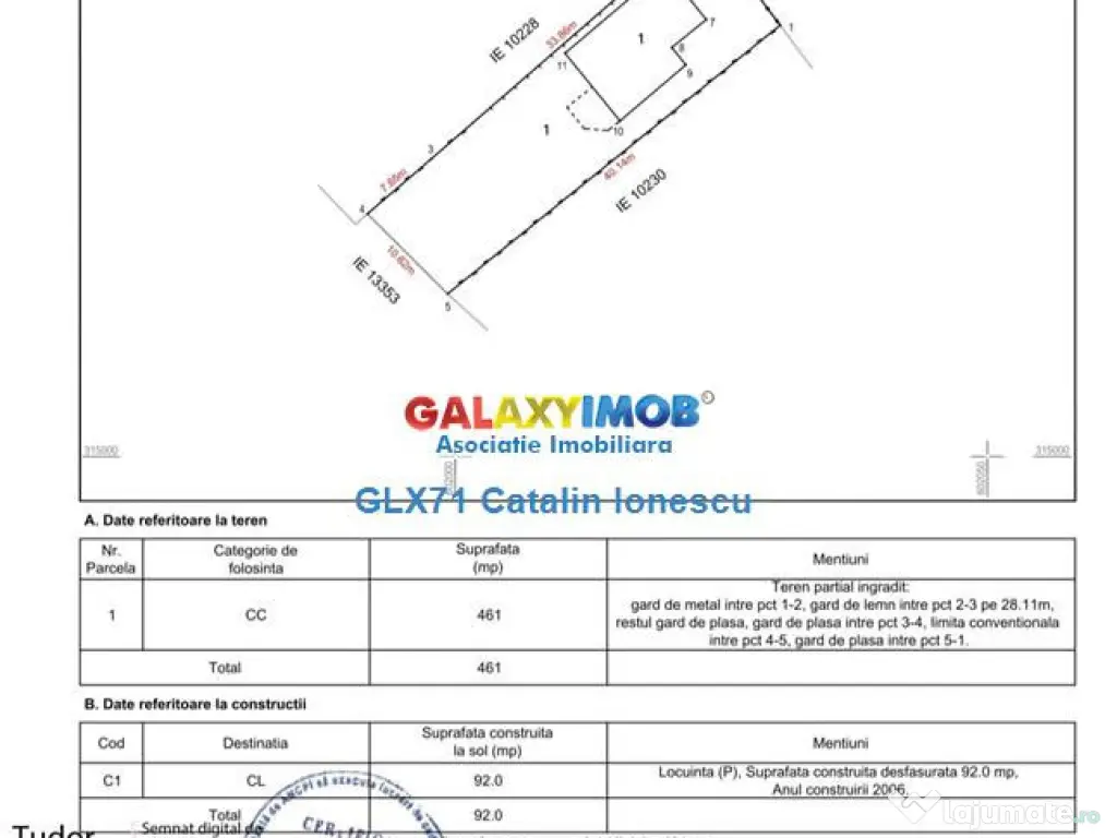 Casa pe lac Frumusani 