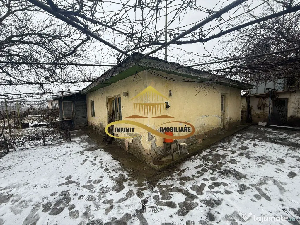 Casa batraneasca cu teren de vanzare in Lilieci Bacau 