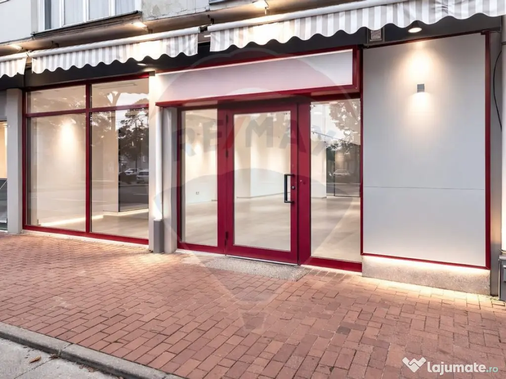 Spațiu comercial de închiriat- 120mp în Chitila cu vad...