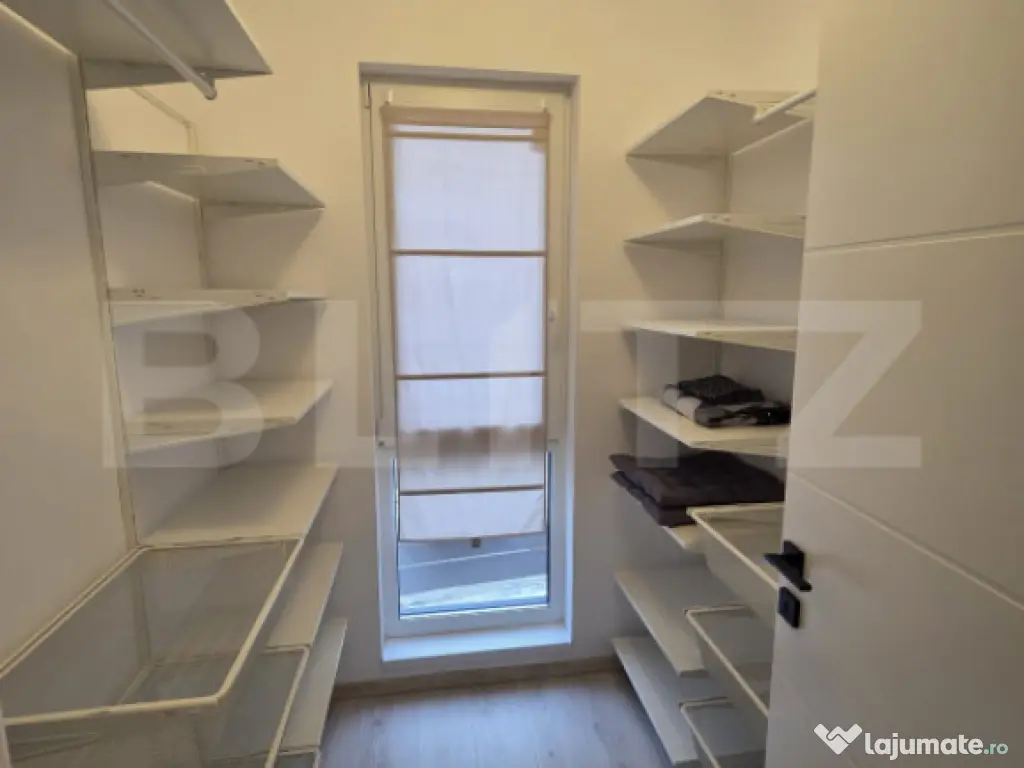 Apartament modern, dressing, birou, parcare subterană – F