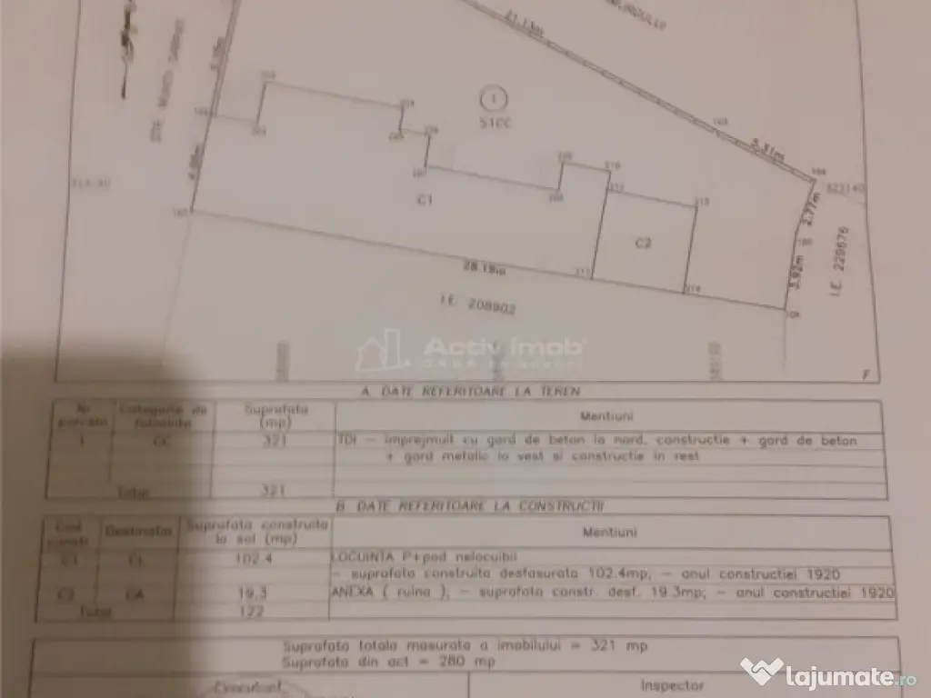 Teren Piata Rahova- Muntii Carpati