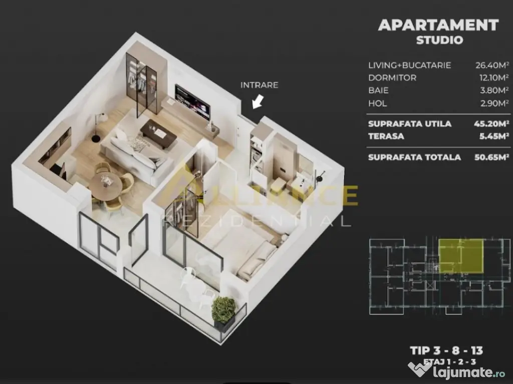 Soseaua Leordeni Ap 2 Camere 