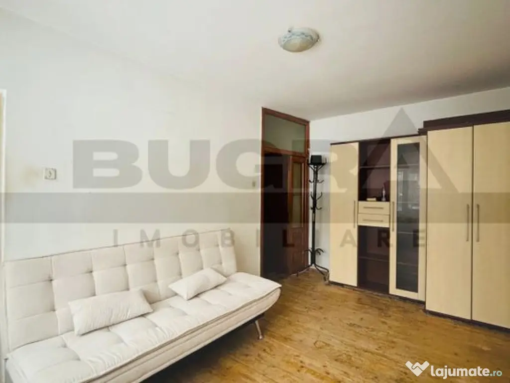 Garsoniera 22 mp, bloc reabilitat, zona L. Rebreanu