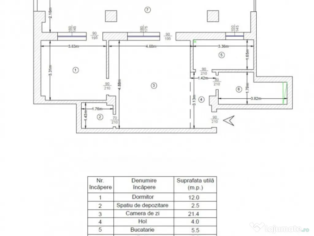 COMISION 0%! 2 CAMERE+ TERASA 25MP CU VEDERE PANORAMICA 