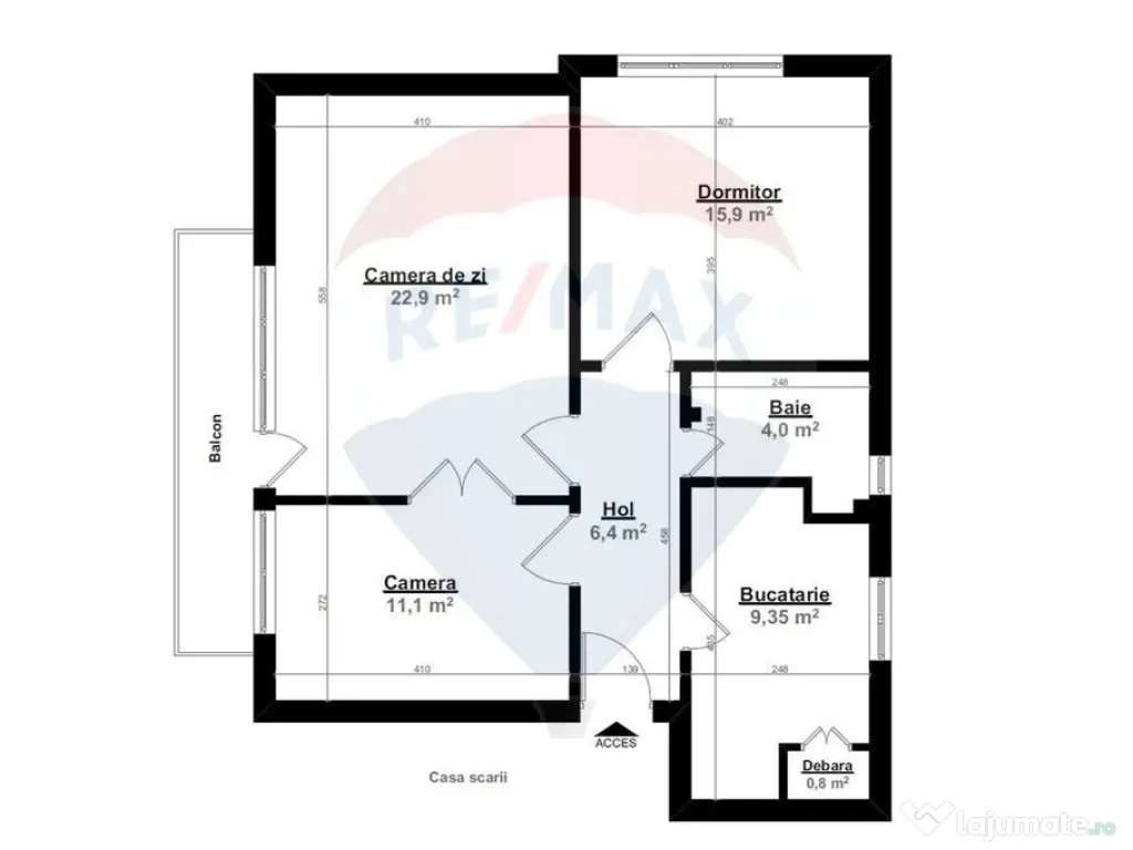 Apartament 3 camere | 70 mp | garaj | boxa I Andrei Muresanu 