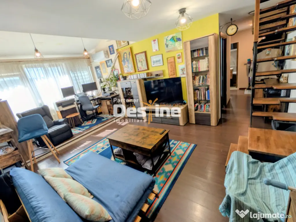 Comision 0% - Apartament 3 camere 2 băi 55 mp mobilat utila 